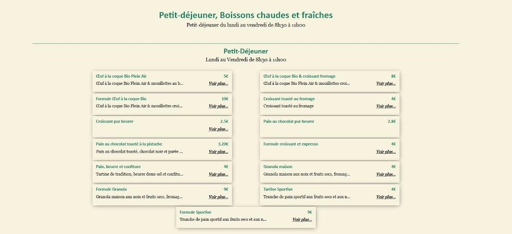 Palette Batignolles - Menu Image 3